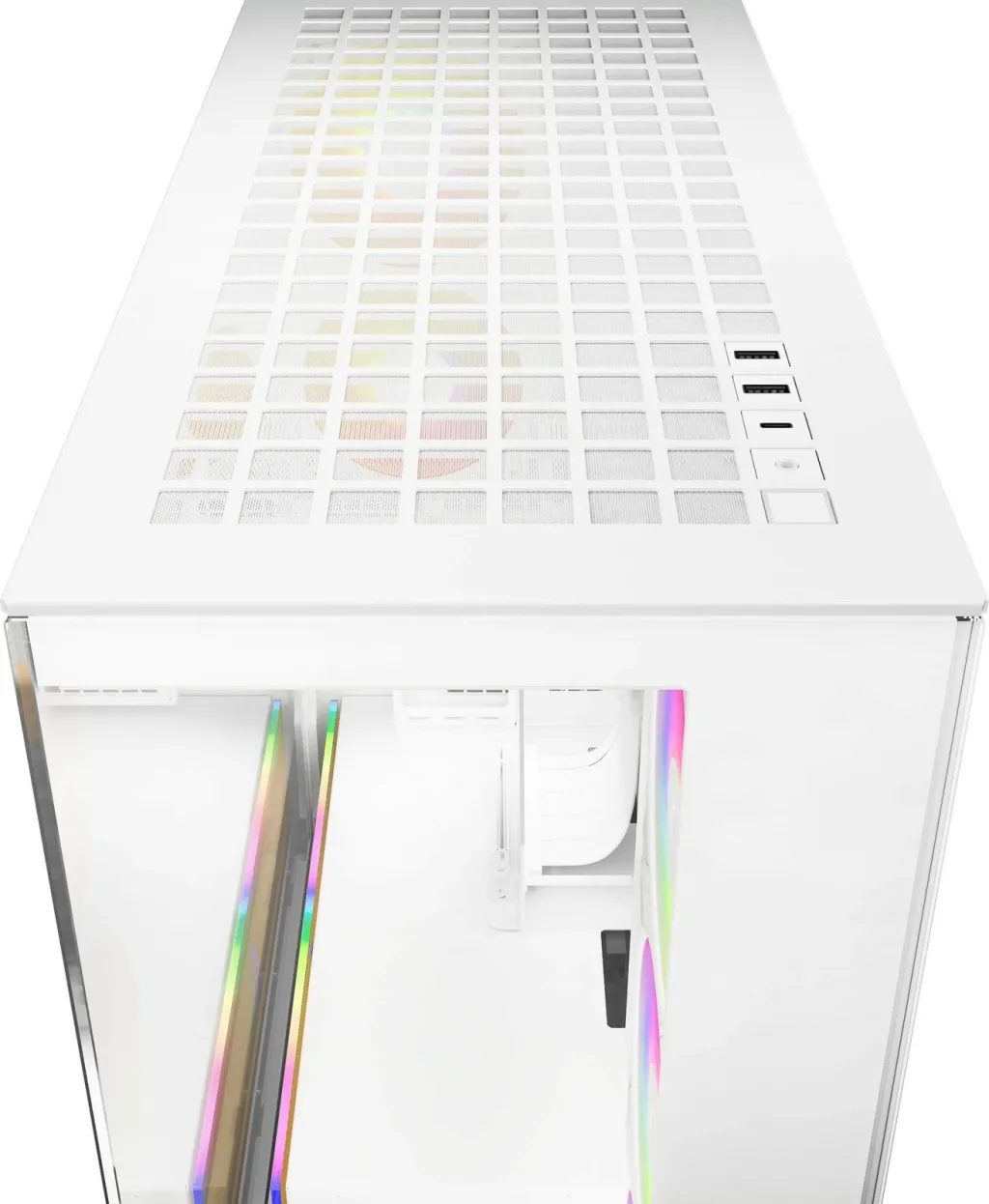 Kasë ARCTIC Xtender, Midi Tower, xham i temperuar, RGB, e bardhë - 5