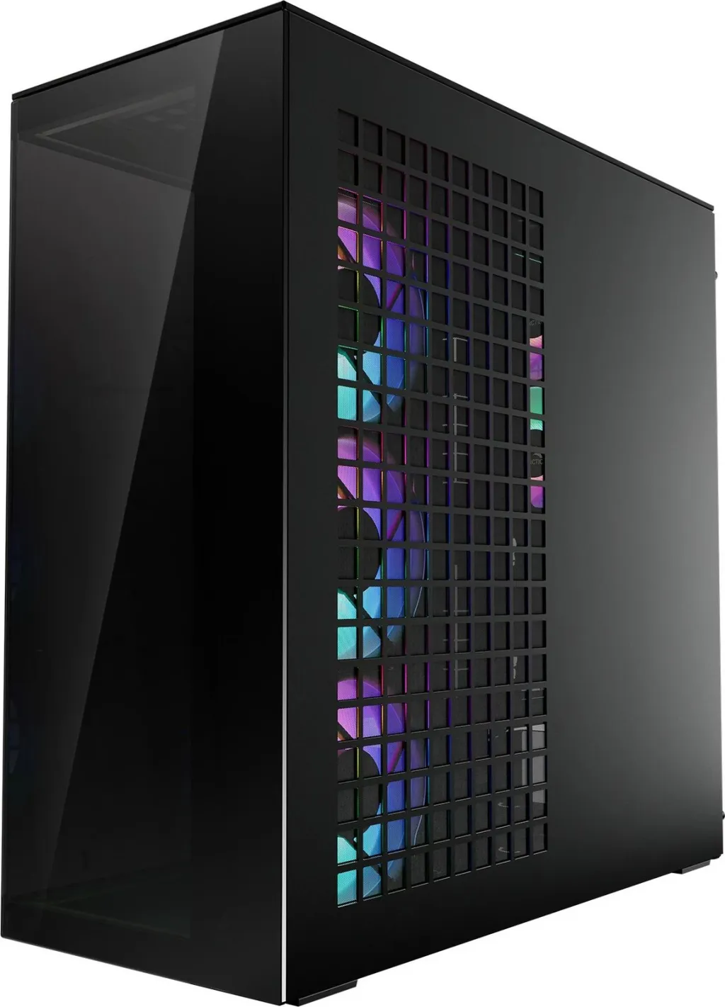 Kasë ARCTIC Xtender Mirrow Black Window, Midi Tower, EATX, RGB, e zezë - 3