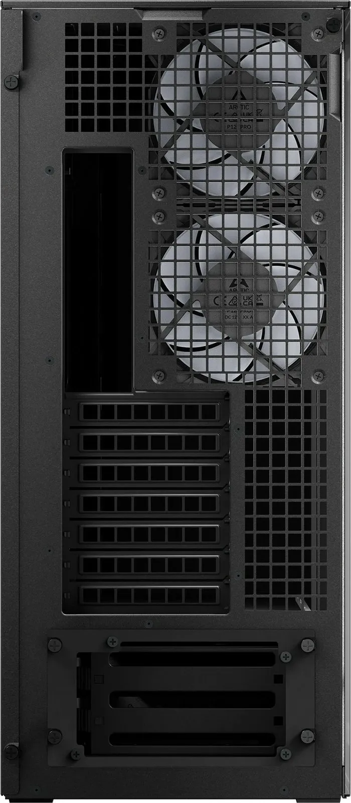 Kasë ARCTIC Xtender Mirrow Black Window, Midi Tower, EATX, RGB, e zezë - 7