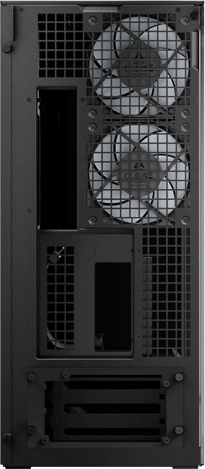 Kasë ARCTIC Xtender, Midi Tower, xham i temperuar, RGB, e zezë - 7