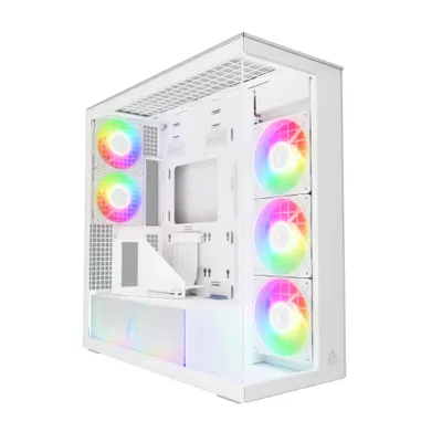 Kase kompjuteri Arctic Xtender, Mid Tower E-ATX, xham i temperuar, e bardhë - 1
