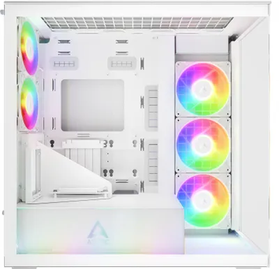 Kase kompjuteri Arctic Xtender, Mid Tower E-ATX, xham i temperuar, e bardhë - 2