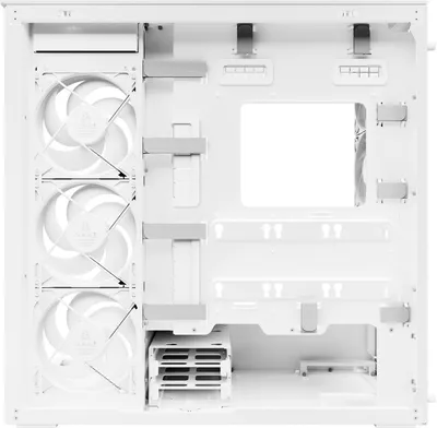 Kase kompjuteri Arctic Xtender, Mid Tower E-ATX, xham i temperuar, e bardhë - 4