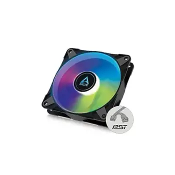 Ftohës për Kompjuter Arctic P12 PWM PST ARGB FAN 120mm, Zezë