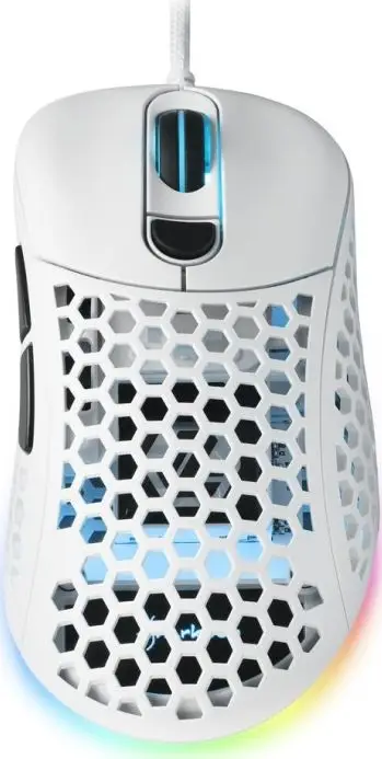 Maus Sharkoon Light 200 (4044951030460), 16000 DPI, 6 butona, RGB, i bardhë