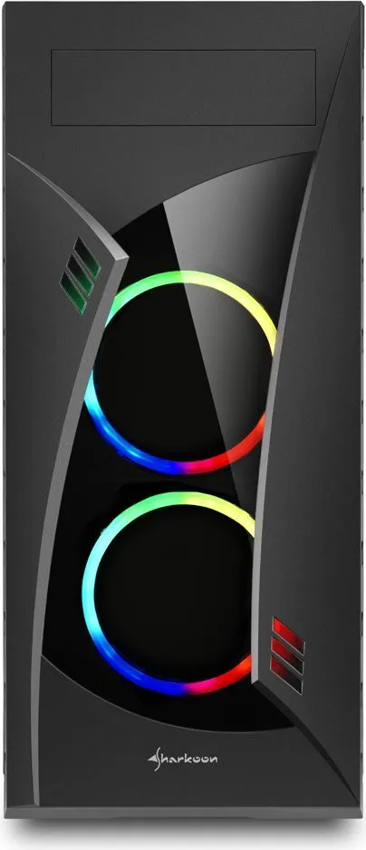 Kasë Sharkoon Night Shark RGB, Midi Tower - 2