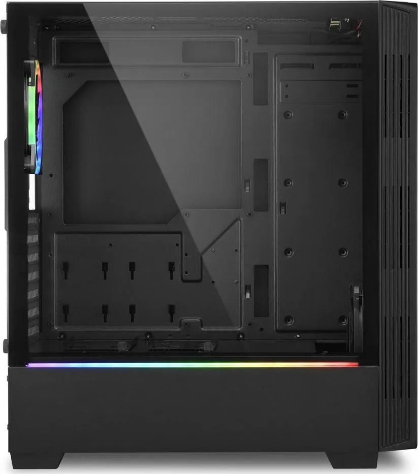 Kasë Sharkoon RGB LIT 100, Midi Tower - 4