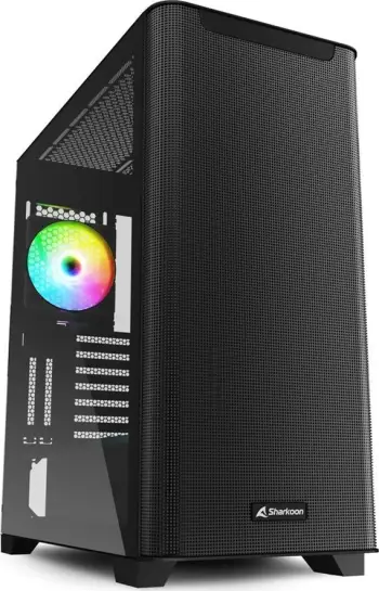 Kasë Sharkoon M30 ARGB, e zezë, Midi Tower