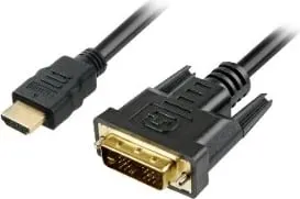 Kabllo Sharkoon HDMI në DVI-D 1m, e zezë - 1
