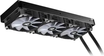 Ftohës uji all-in-one Sharkoon S90 RGB, 3x12cm, për procesor, RGB, i zi