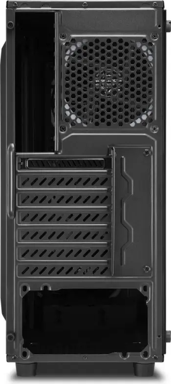 Kasë Sharkoon TG4 RGB Midi Tower, xham i temperuar, 4 ventilatorë RGB, e zezë