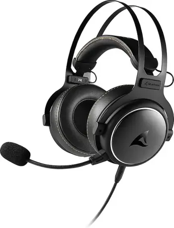 Headset Sharkoon SKILLER SGH50, Gaming, 10 - 40000 Hz, 342 g, E zezë