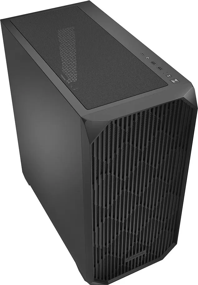 Kasë Sharkoon AK3 ATX, midi tower, metal, e zezë - 3