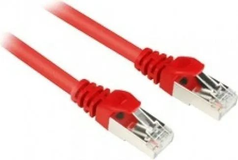Kabllo rrjeti Sharkoon Cat6 RJ45 1.5m e kuqe - 1