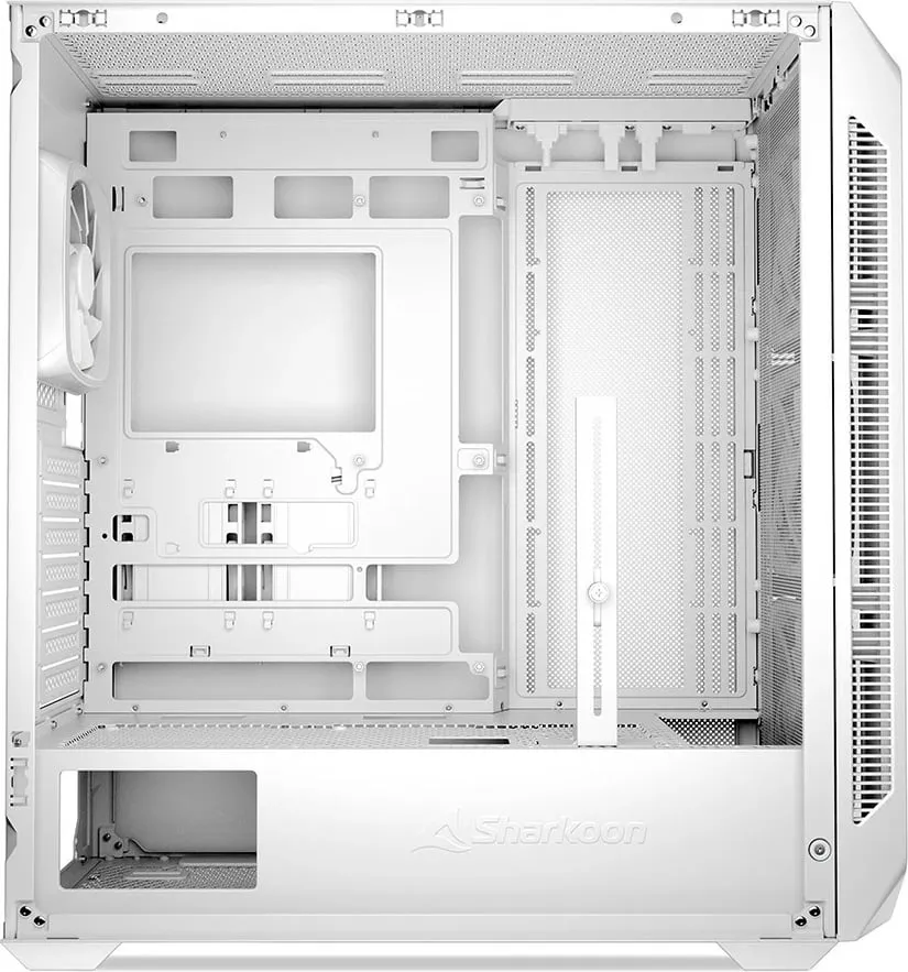 Kasë Sharkoon AK5G RGB, Midi Tower, xham i temperuar, e zezë - 5