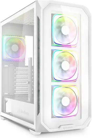 Kasë Sharkoon AK5G RGB, Midi Tower, xham i temperuar, e zezë
