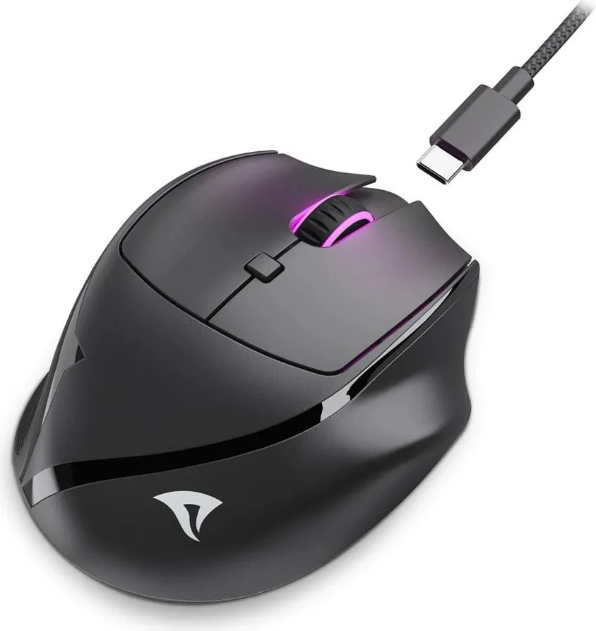 Maus Sharkoon OfficePal M25W, wireless + USB Type-C, 4000 DPI, i zi - 4