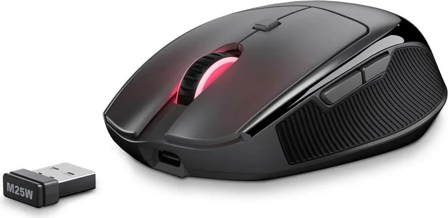 Maus Sharkoon OfficePal M25W, wireless + USB Type-C, 4000 DPI, i zi - 5