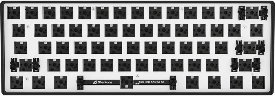 Kasë tastiere Sharkoon SKILLER SGK50 S4, 60%, RGB, ANSI, e zezë - 1