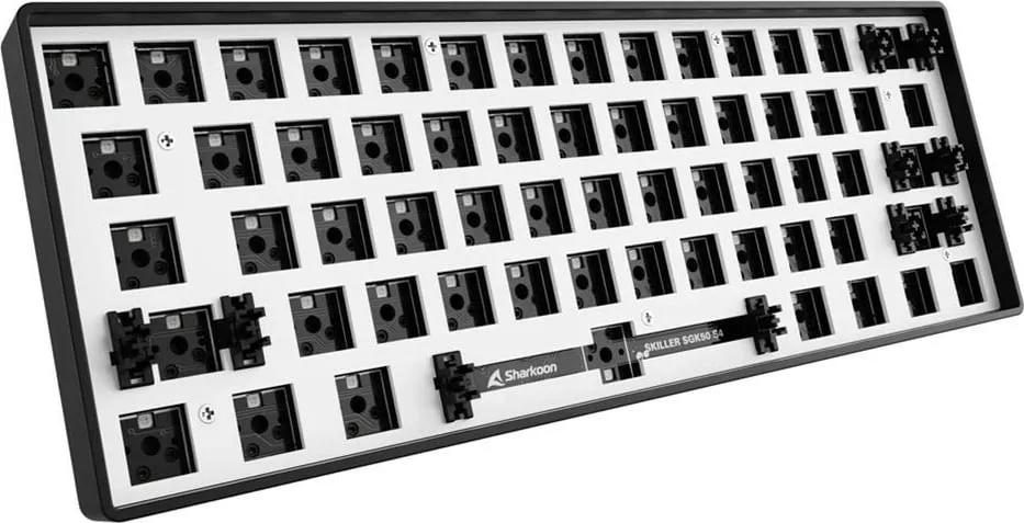 Kasë tastiere Sharkoon SKILLER SGK50 S4, 60%, RGB, ANSI, e zezë - 3