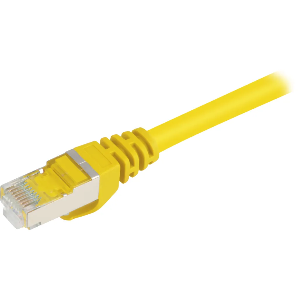 Kabllo rrjeti Sharkoon CAT6 S/FTP 0.5m, e verdhë - 1