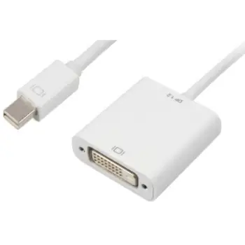 Adapter kabllo Sharkoon mini DisplayPort në DVI, 15cm, bardhë