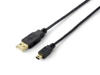 Kabllo USB 2.0 SHARKOON, 3m, USB A në Mini-USB B, e zezë