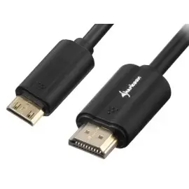 Kabllo HDMI në mini HDMI Sharkoon 3m, e zezë
