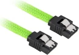 Kabllo SATA III Sharkoon 0.3m, 6 Gbit/s, e gjelbër - 1