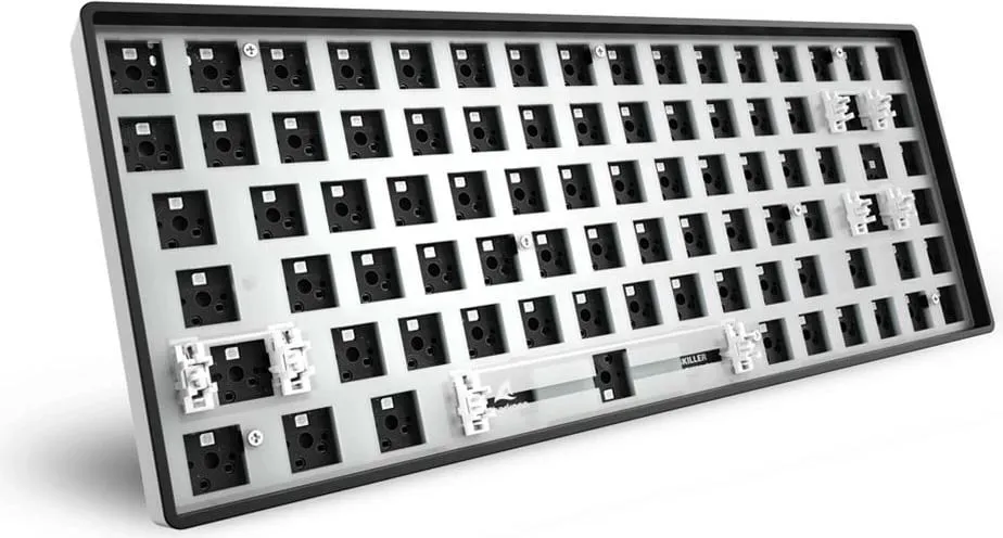 Tastierë barebone SHARKOON SKILLER SGK50 S3, 75%, RGB, e zezë - 2