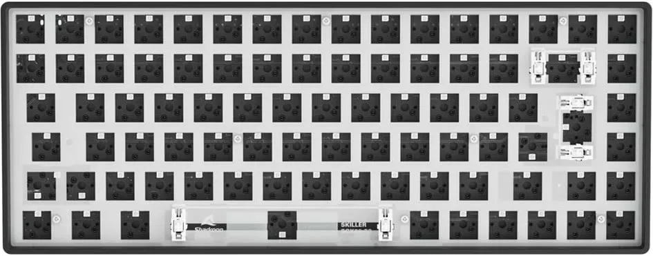 Tastierë barebone SHARKOON SKILLER SGK50 S3, 75%, RGB, e zezë - 3