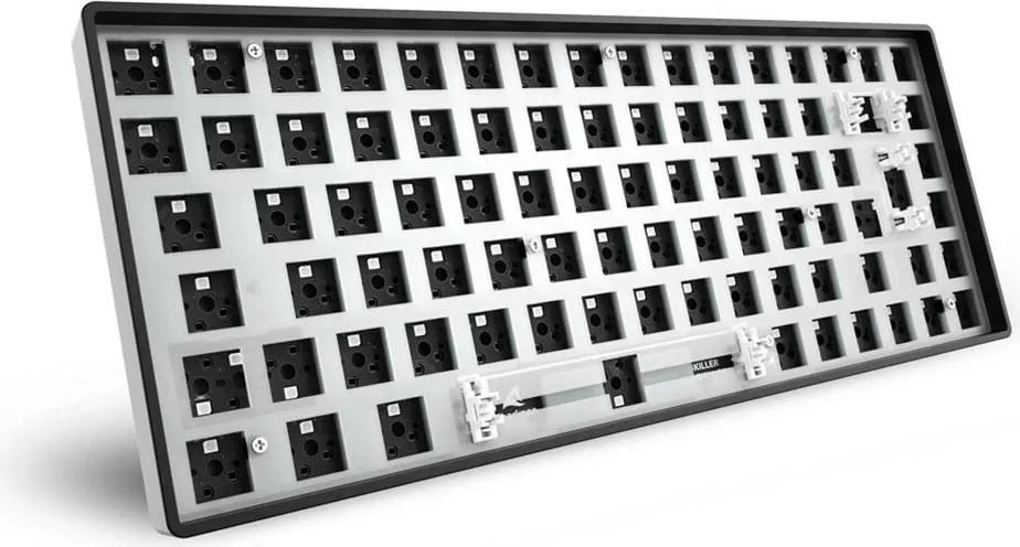 Tastierë barebone SHARKOON SKILLER SGK50 S3, 75%, RGB, e zezë - 4