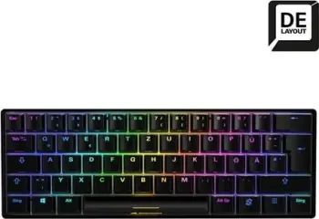 Tastierë gaming Sharkoon Skiller SGK50S4, mekanike, DE layout, RGB, e zezë