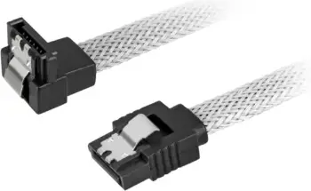 Kabllo SATA III Sharkoon 0.45m, e zezë