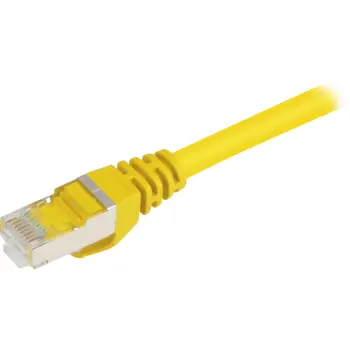 Kabllo rrjeti Sharkoon Cat6 RJ-45 1m e verdhë