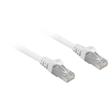 Kabllo rrjeti Sharkoon Cat6a 15m S/FTP LSZH e bardhë