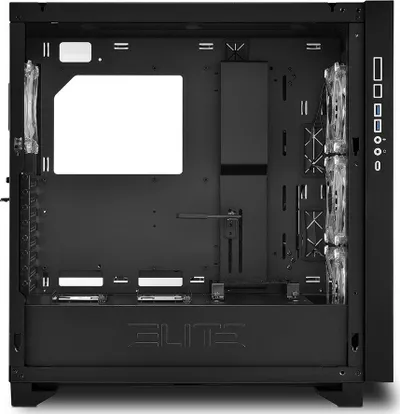 Kasë Sharkoon Elite Shark CA300T ARGB, e zezë, Full Tower - 5