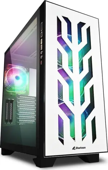 Kasë Sharkoon Elite Shark CA300T ARGB, e bardhë, Full Tower