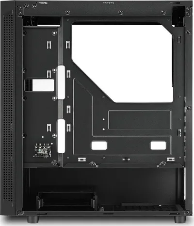 Kasë Sharkoon RGB Slider, Midi Tower, ATX, micro ATX, Mini-ITX, e zezë - 6
