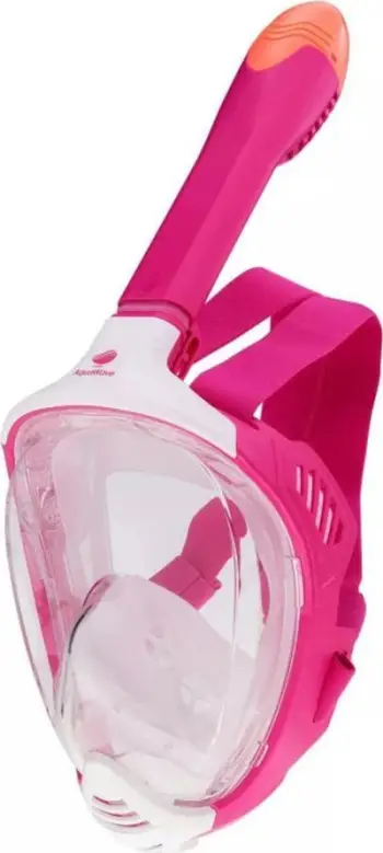 Maskë snorkeling Aquawave Vizero Jr 92800473652, full face për fëmijë, tub dry top, blu