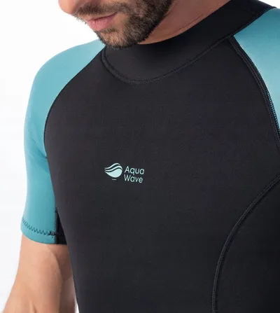 Kostum sërfimi SURFI, neopren 2 mm, për meshkuj, i zi - 5