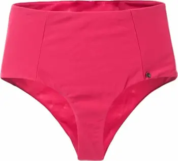 Pantallona bikinish Aquawave Palima Bottom WMNS, bel i lartë, për not, të kuqe