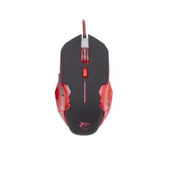 Mouse Gaming White Shark GM-1803 ATTILA, i kuq/zi