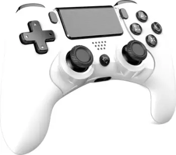 Kontroller White Shark Centurion, wireless / me kabllo, i bardhë