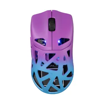 Maus Gaming White Shark WGM-5019 / 6 Butona / DPI 12000 – 24000 SW / Wireless / Blu-Vjollcë