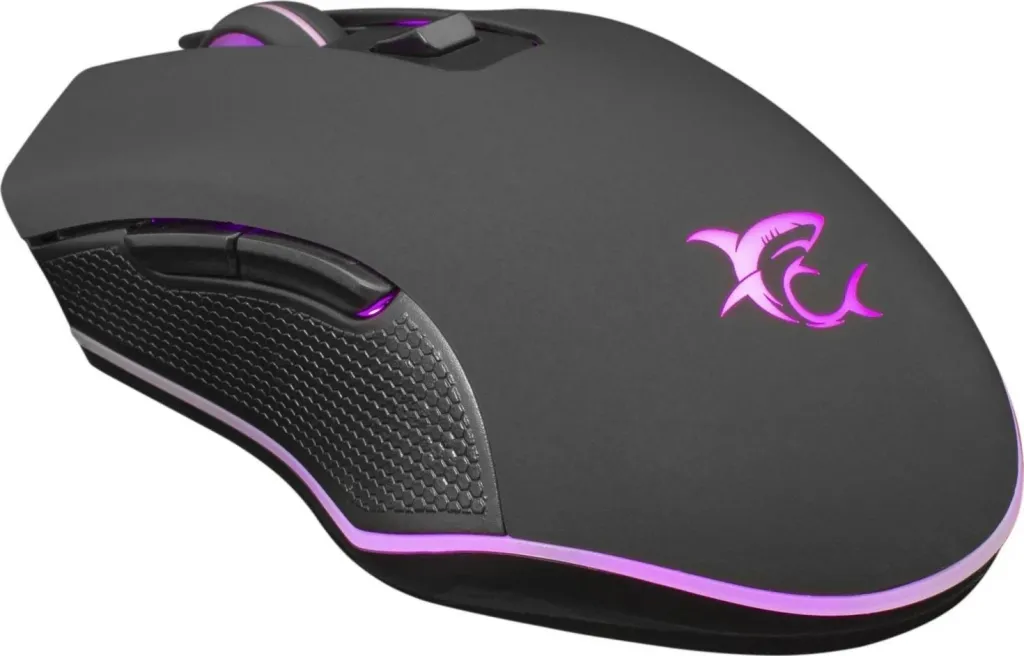 Maus gaming White Shark Cyrus, 3200 DPI, 6 taste, me dritë, i kuq - 3