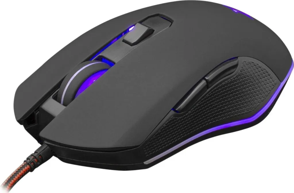 Maus gaming White Shark Cyrus, 3200 DPI, 6 taste, me dritë, i kuq - 4