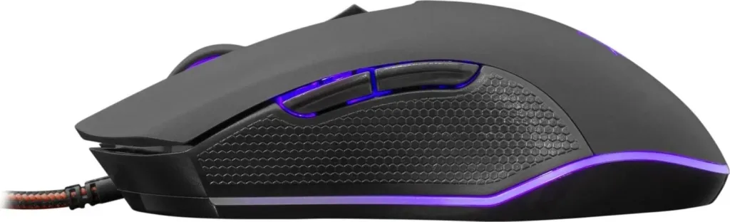 Maus gaming White Shark Cyrus, 3200 DPI, 6 taste, me dritë, i kuq - 5