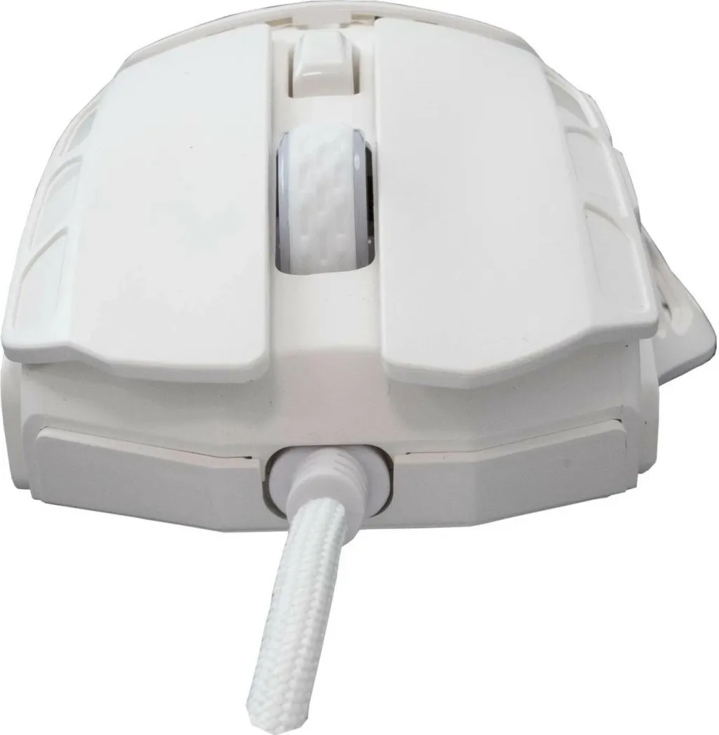 Maus gaming White Shark Ector GM-5016, 12400 DPI, RGB, i bardhë - 1