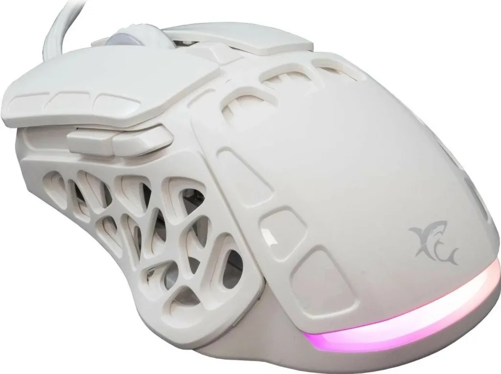 Maus gaming White Shark Ector GM-5016, 12400 DPI, RGB, i bardhë - 3